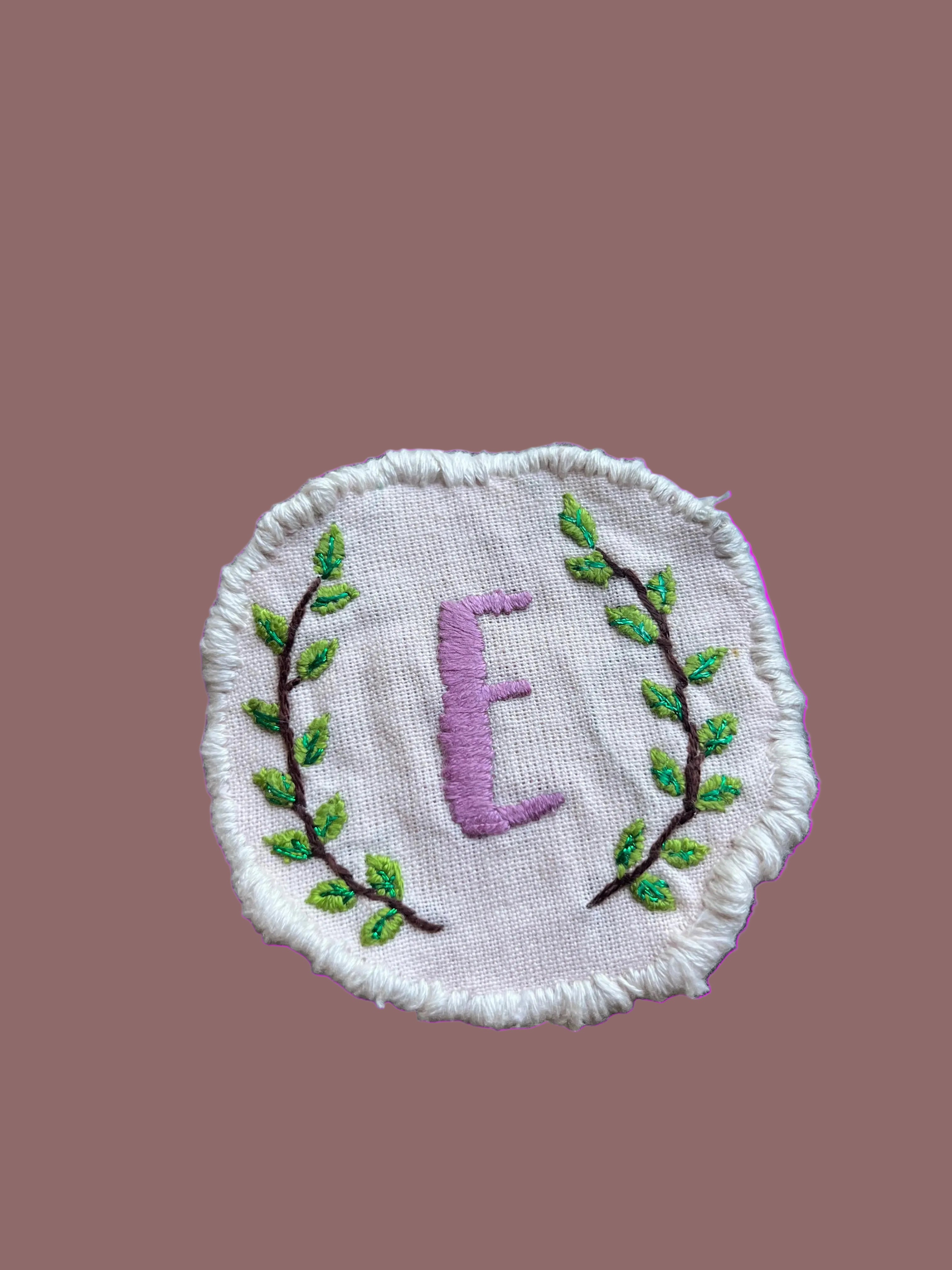 Custom Hand Stitched Letter Patch